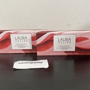 Laura Geller Made to Multitask Eye, Lip, Cheek Palette- THINK PINK, x2